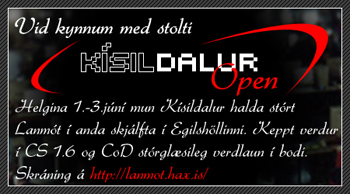 Kísildalur Open á morgun!