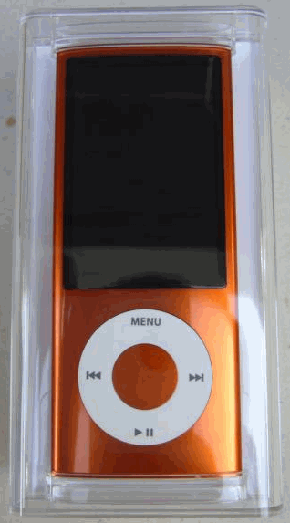 Orange iPod nano 5th generation