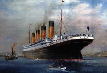 RMS Titanic, fyrri hluti