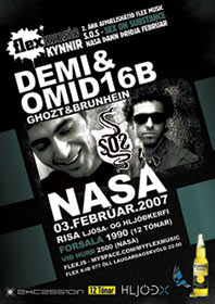 S.O.S á 2. ára afmælishátíð Flex Music 03. febrúar á Nasa!