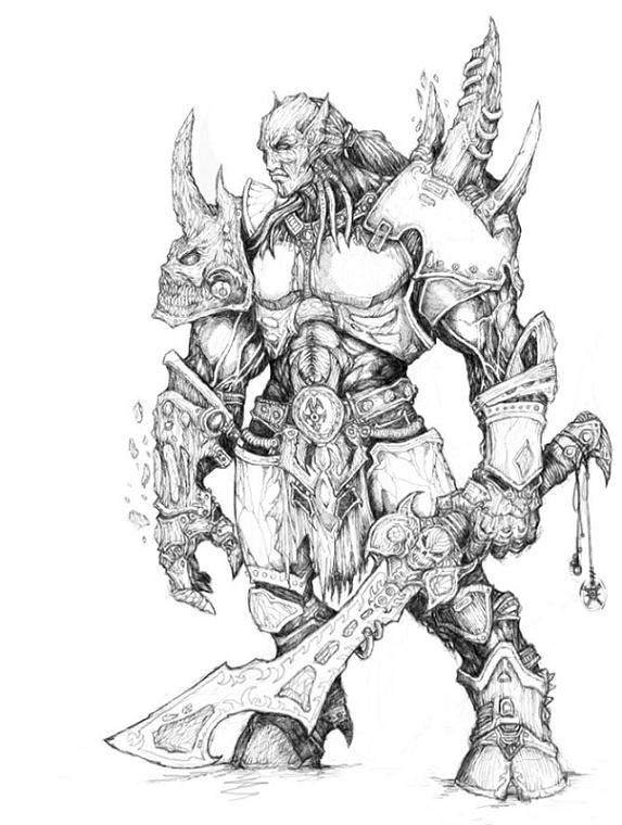 Eredar Warrior - Blizzard Fanart
