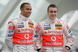 Fernando Alonso og Lewis Hamilton
