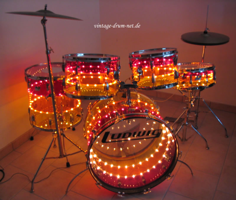 1970's Ludwig Tivoli Vistalite Set