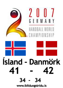 Ísland vs Danm0örk