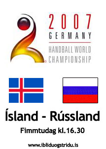 Ísland vs Rússland