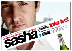 Sasha á NASA sunnudaginn 1. ágúst!