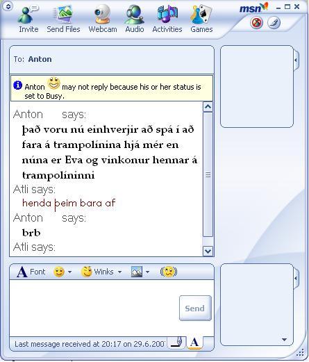 Ég og vinur minn