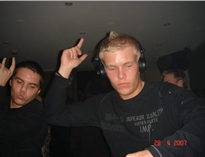 Ghozt & Brunhein á Barnum í pre-party fyrir Global Gathering þann 21. júlí (Flex Music)