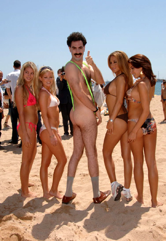 Borat og sexy stelpur