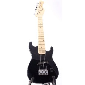 Austin Bazaar Kid's Mini Electric Guitar - Black