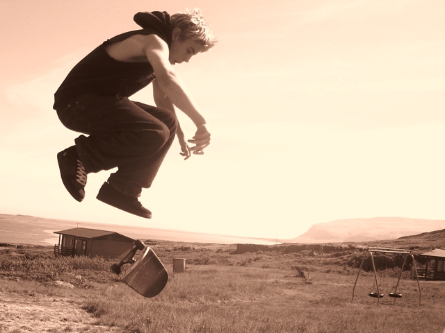 Frontside flip...