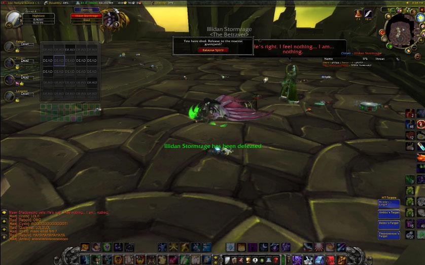 Illidan Stormrage Down