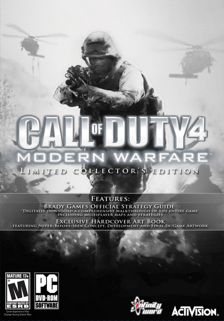 Call of Duty 4 Limited Collectors Edition.