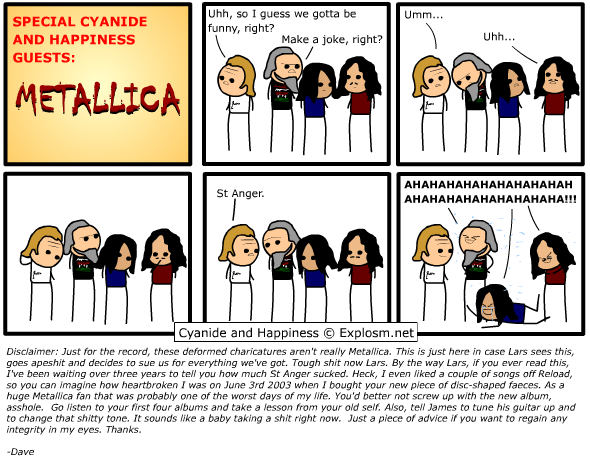 Explosm on St. Anger