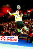 Um badminton
