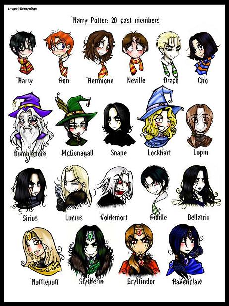 20 Harry Potter chibis!