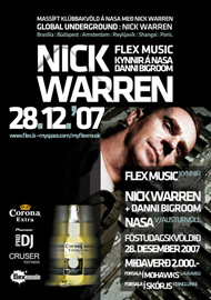Nick Warren @ NASA 28. desember (Flex Music)