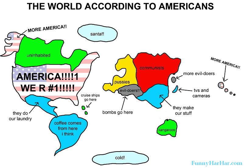 The world according to Americans