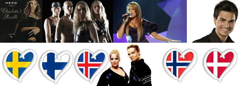 Norðurlöndin í Eurovision 2008