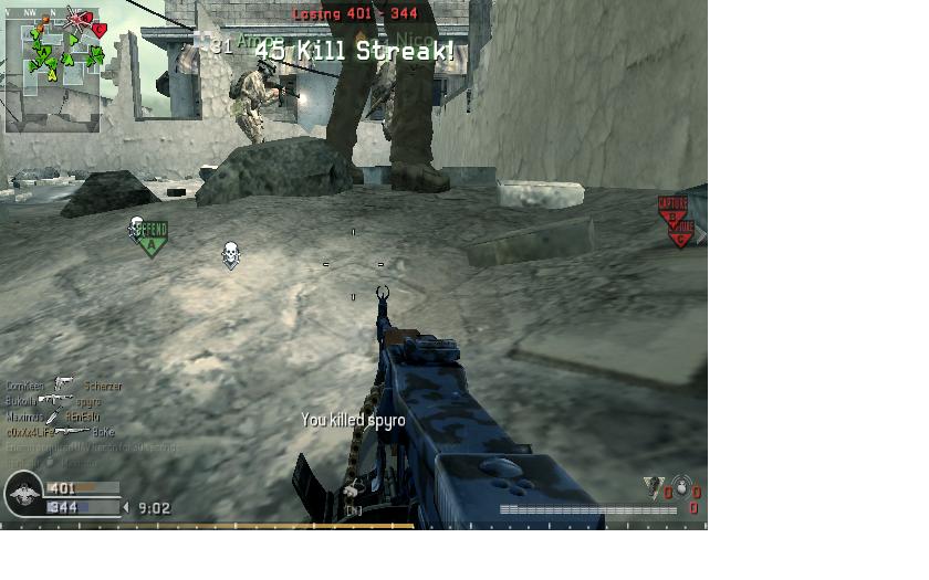 45 kill streak