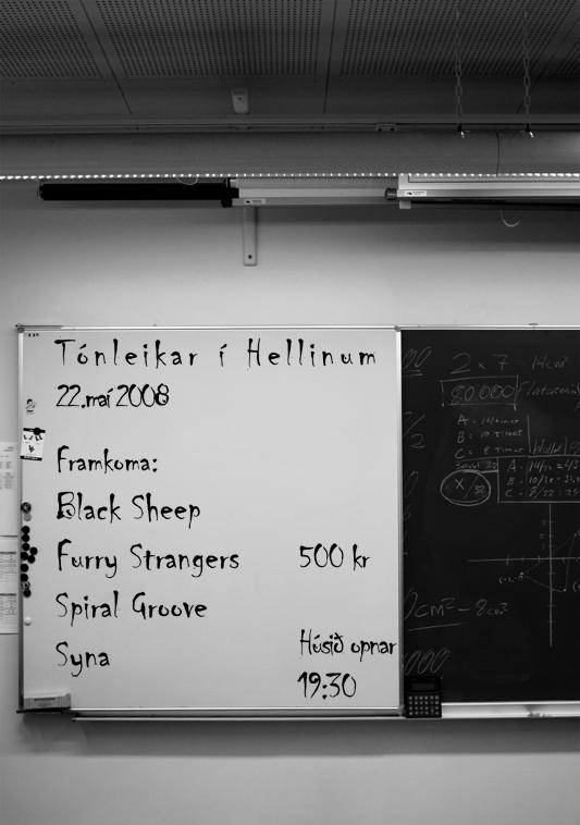 Tónleikar í hellinum! 22.maí