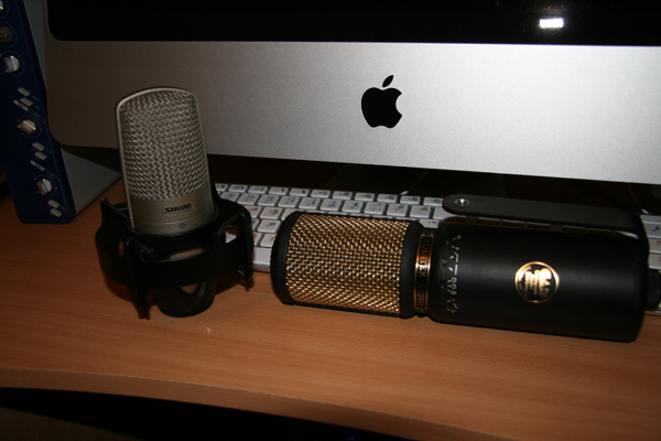 Til Sölu Condencer micar - Shure KSM27 & CAD Equitek E200