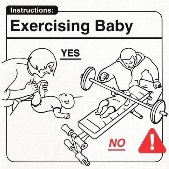 exercisingbaby
