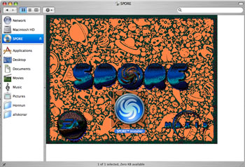 Spore á MacBookPro