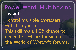 Multiboxing