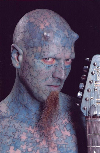 eyðilagði andlitið