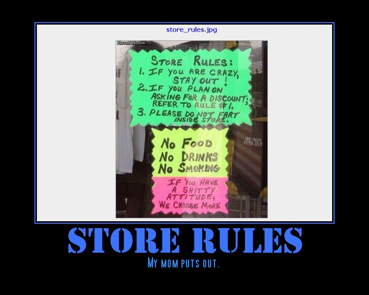 Store Rules