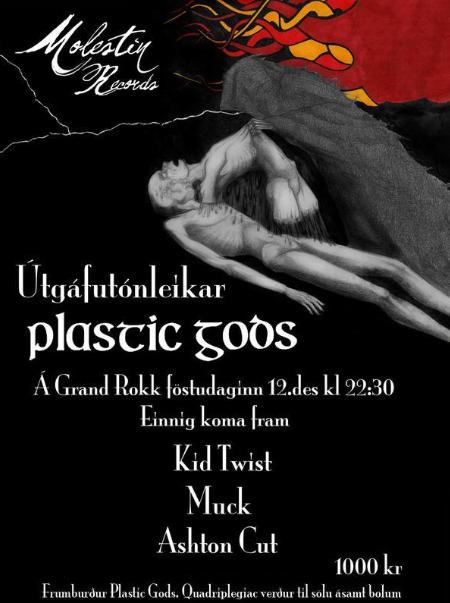 Plastic Gods á Grand Rokk föstudaginn 12. desember