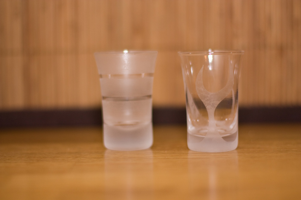 Ætað gler (etched glass)