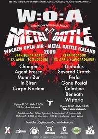 WACKEN METAL BATTLE - ICELAND - 17. og 18. apríl. Þungarokksviðburður ársins!