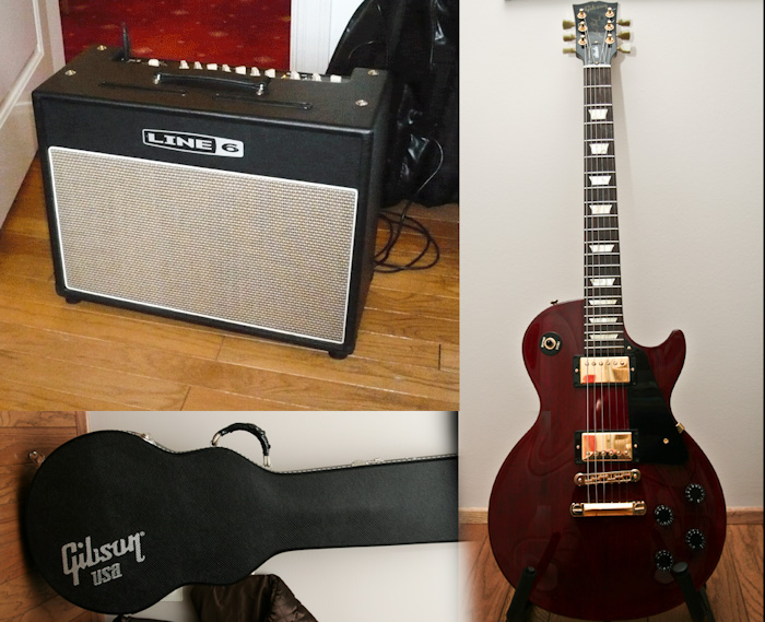 Gibson lp studio,line 6 flextona III íhuga sölu.