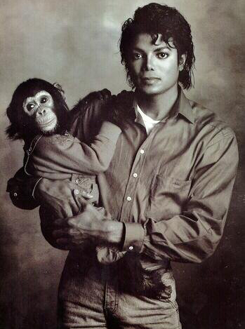 Michael Jackson og Bubbles