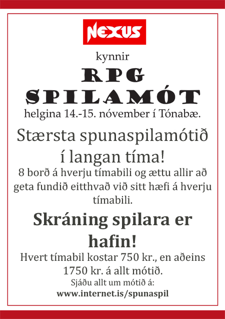 Skráning spilara