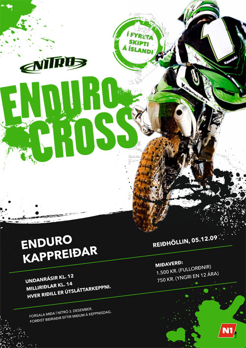 endurocross í reiðhöllinni í Víðidal