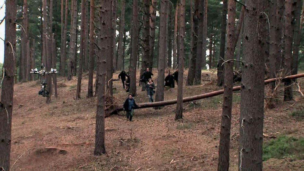 Harry og Hermione á hlaupum