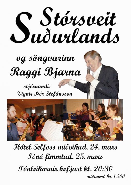 Stórsveit Suðurlands ásamt  Ragga Bjarna