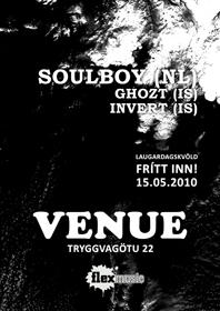 Flex Music kynnir: Soulboy (NL) ásamt Ghozt og Invert á Venue.