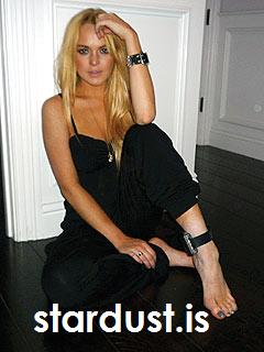 Lindsay Lohan og öklabandið!