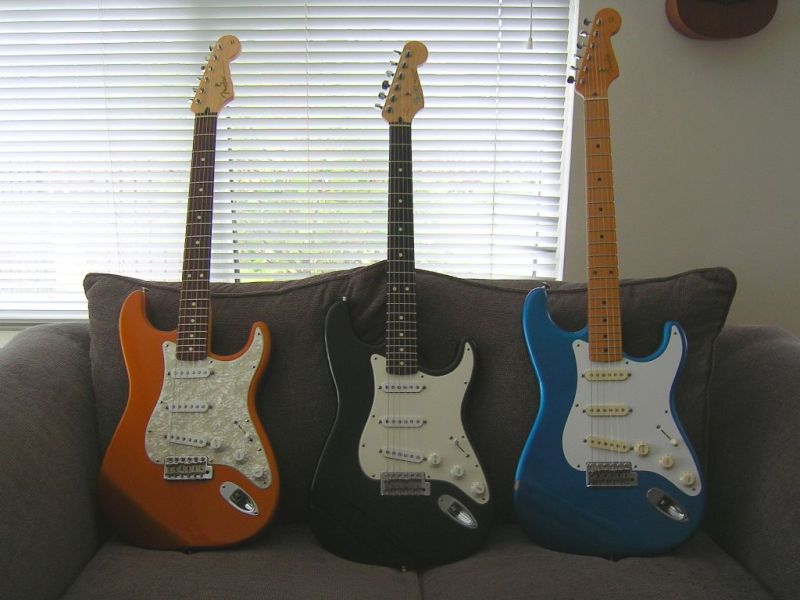 Fender Stratocaster x 3