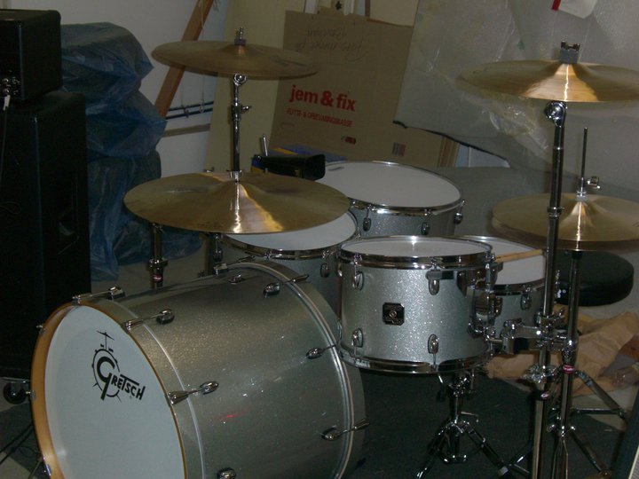 Nyja Gretsch Catalina Club rokk settið mitt