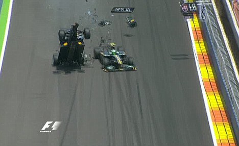 Webber Crash