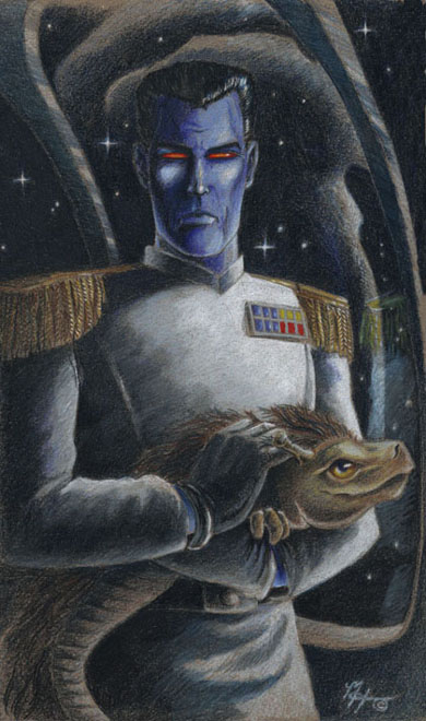 Grand Admiral Thrawn með Ysalamiri