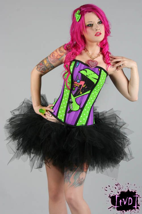 Invader zim corset