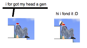 head off