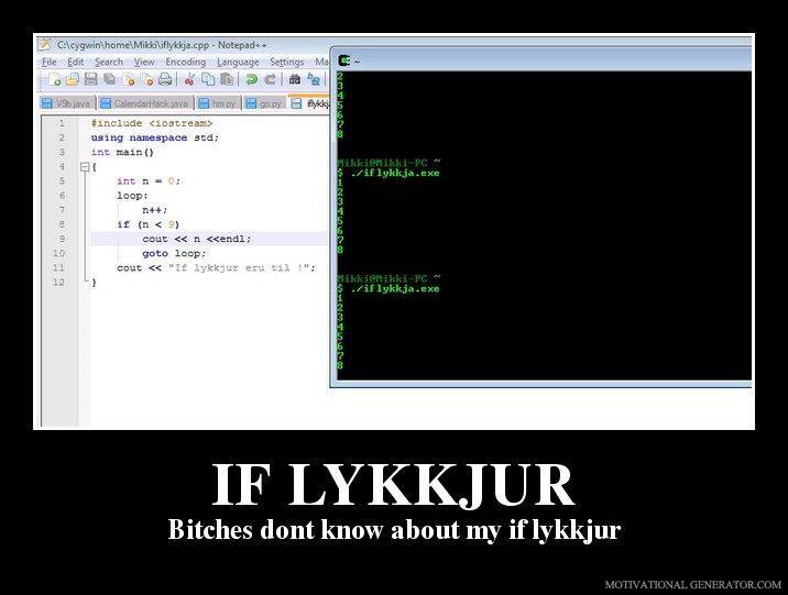 If lykkjur