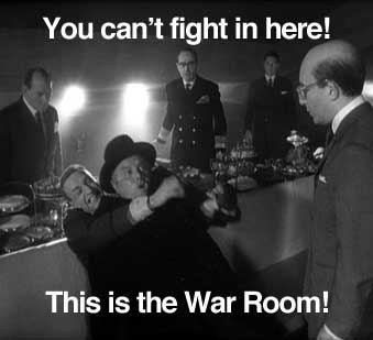 Dr. Strangelove: Or how I Learned to stop worrying and love the bomb.